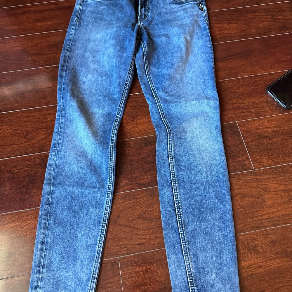 Silver jeans